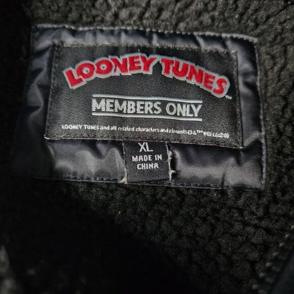 Looney Tunes Vintage Members Only Jacket XL - Picture 5 of 5